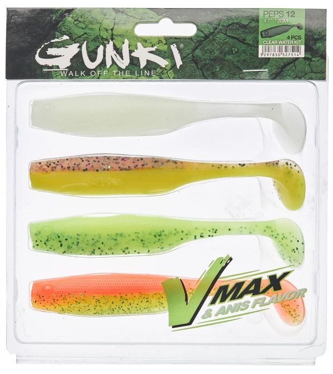 Gunki Peps Dark Water Kit II 7 2,5g 7cm (4-Pack) 1 Gunki Peps Dark Water Kit II 7 2,5g 7cm (4-Pack)
